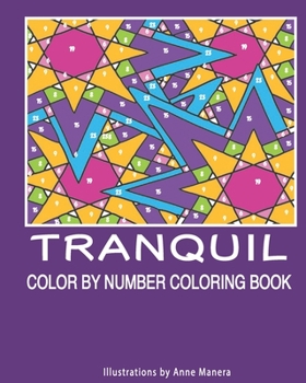 Paperback Tranquil Color By Number Coloring Book