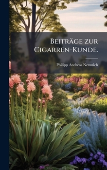 Hardcover Beiträge zur Cigarren-Kunde. [German] Book