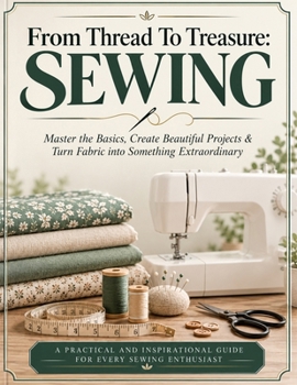 From Thread To Treasure: Sewing: Master the Basics, Create Beautiful Projects & Turn Fabric into Something Extraordinary | 8.5 by 11 inches