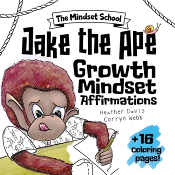 Paperback Jake the Ape's Growth Mindset Affirmations Book