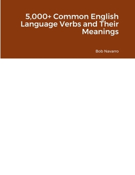 Paperback 5,000+ Common English Language Verbs and Their Meanings Book