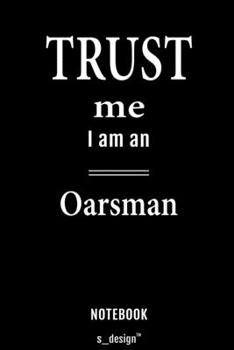 Notebook for Oarsmen / Oarsman: awesome handy Note Book [120 blank lined ruled pages]