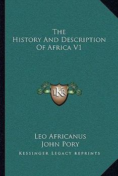 Paperback The History And Description Of Africa V1 Book