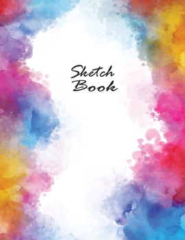 Sketch Book : Large Notebook for Drawing, Painting, Writing, Sketching or Doodling, 8. 5x11 White Paper (Abstract Cover Design Vol. 14)