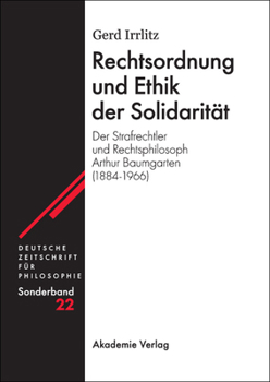 Hardcover Rechtsordnung und Ethik der Solidarität [German] Book