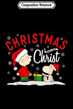 Composition Notebook: Christmas Begins with Christ Xmas Gift  Journal/Notebook Blank Lined Ruled 6x9 100 Pages