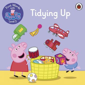 Paperback First Words with Peppa Level 5 - Tidying Up Book