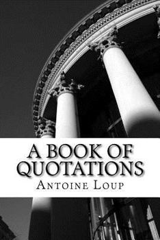 Paperback A Book Of Quotations Book