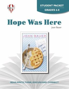 Paperback Hope Was Here - Student Packet by Novel Units Book