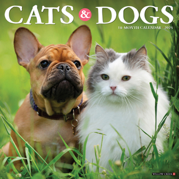 Calendar Cats & Dogs 2025 12 X 12 Wall Calendar Book