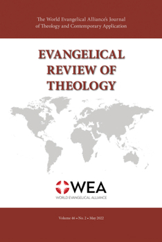 Paperback Evangelical Review of Theology, Volume 46, Number 2 Book