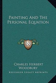 Paperback Painting And The Personal Equation Book