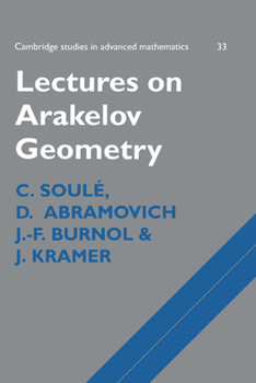 Paperback Lectures on Arakelov Geometry Book