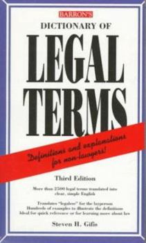 Paperback Dictionary of Legal Terms Book