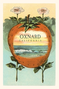 Paperback The Vintage Journal Strawberry with Ocean Scene Inside, Oxnard, California Book