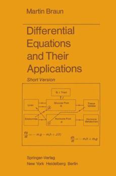 Hardcover Differential equations and their applications Book