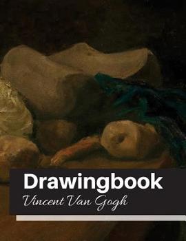 Paperback Drawingbook (Vincent Van Gogh) Volume 18: Drawingbook, drawing book for adults, All Black Sketchbook, van gogh notebook Book