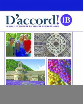 Hardcover D'accord 1B Student Edition with Supersite Plus (vTxt) and cahier de l'eleve [Spanish] Book