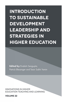 Hardcover Introduction to Sustainable Development Leadership and Strategies in Higher Education Book
