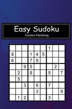 Paperback Easy Sudoku: Sudoku Puzzle Game For Beginers With Abstract Background Cover Book