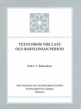 Hardcover Texts from the Late Old Babylonian Period Book
