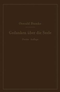 Paperback Gedanken Über Die Seele [German] Book