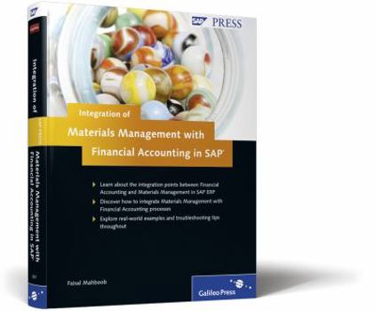 Hardcover Integration of Materials Management with Financial Accounting in SAP Book