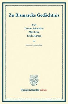 Paperback Zu Bismarcks Gedächtnis. [German] Book