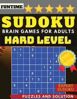 Paperback Sudoku Time: Hard Sudoku Puzzles Book