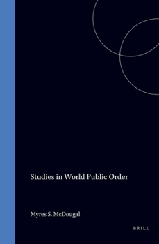 Hardcover Studies in World Public Order Book