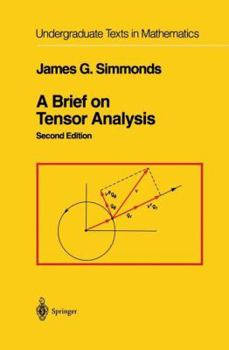 Paperback A Brief on Tensor Analysis Book