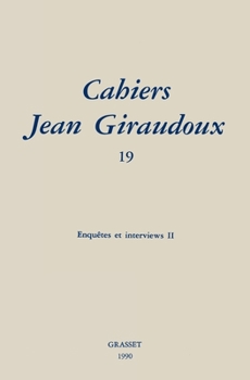 Paperback Cahiers numéro 19 [French] Book