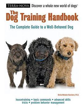 Hardcover The Dog Training Handbook [With DVD] Book