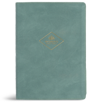 Imitation Leather CSB Women's Study Bible, Earthen Teal Suedesoft Leathertouch Book