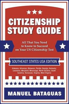 Paperback Citizenship Study Guide: Southeast States USA Edition Book
