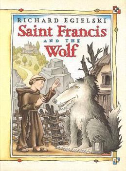 Library Binding Saint Francis and the Wolf Book