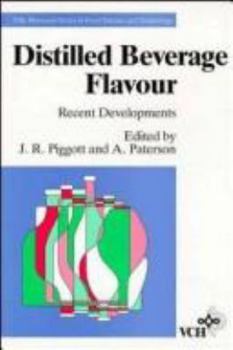 Hardcover Distilled Beverage Flavour: Recent Develoments Book