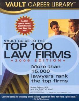 Paperback Vault Guide to the Top 100 Law Firms Book