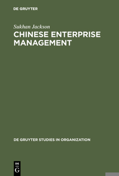 Hardcover Chinese Enterprise Management: Reforms in Economic Perspective Book