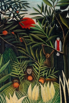 Journal: Monkeys and Parrot in Virgin Forest by Henri Rousseau
