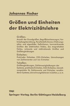 Paperback Größen Und Einheiten Der Elektrizitätslehre [German] Book