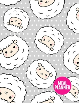 Meal Planner: Pretty 52 Weeks Pages for Tracking and Planning your Meals, Grocery Shopping List, Food Planner Prep Book | Large 8.5 x 11 Inch | 110 Pages  - Design Element BT 098824