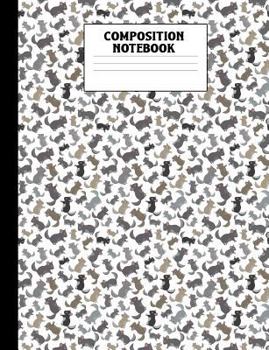 Paperback Composition Notebook: Chinchilla College Ruled Book