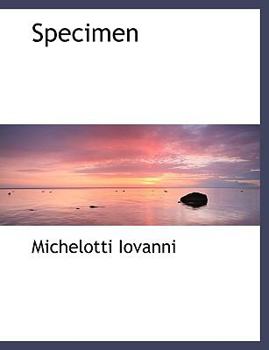 Paperback Specimen [Latin] Book