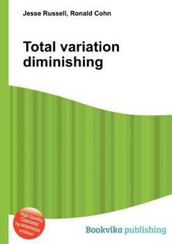 Paperback Total Variation Diminishing Book