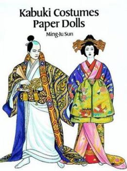 Paperback Kabuki Costumes Paper Dolls Book