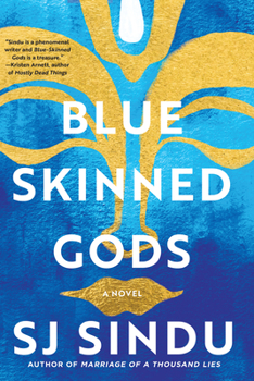 Hardcover Blue-Skinned Gods Book
