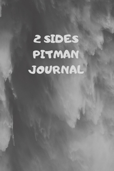 2 SIDES: 90 PAGES OF 6 X 9 INCH BOUND PITMAN COLLEGE RULED HALF AND HALF VERTICAL SEPARATION WHITE PAGES