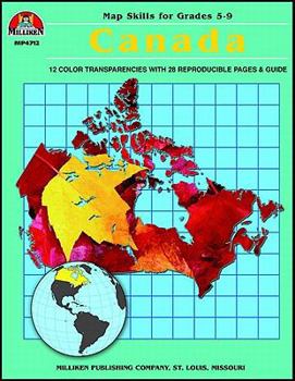 Paperback Canada Map Skills Book