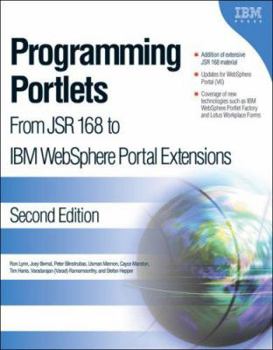 Paperback Programming Portlets: From JSR 168 to IBM Websphere Portal Extensions Book